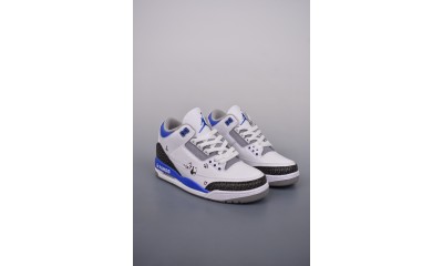 (Free Shipping)Jordan 3 Retro Racer Blue CT8532-145