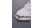 (Free Shipping)Jordan 3 Retro Free Throw Line White Cement 923096-101