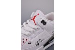 (Free Shipping)Jordan 3 Retro Free Throw Line White Cement 923096-101