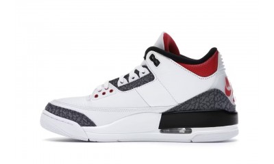 (Free Shipping)Jordan 3 Retro SE Fire Red Denim (2020) CZ6431-100