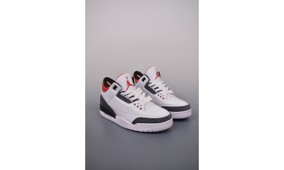 (Free Shipping)Jordan 3 Retro SE Fire Red Denim (2020) CZ6431-100