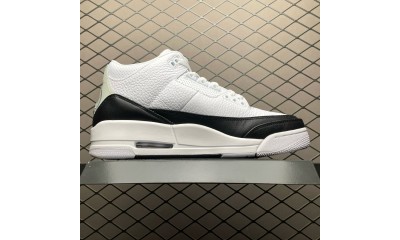 (Free Shipping)Fragment Design x Air Jordan 3 Black White DA3595-100