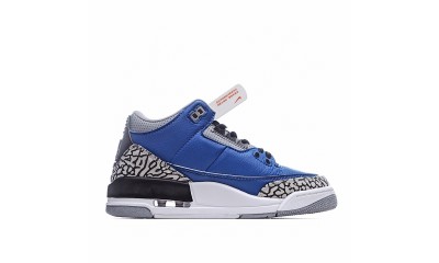 (Free Shipping)Jordan 3 Retro Varsity Royal Cement CT8532-400