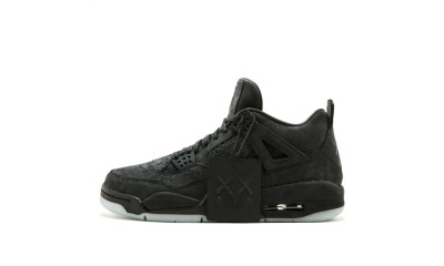 (Free Shipping)Jordan 4 Retro Kaws Black 930155-001