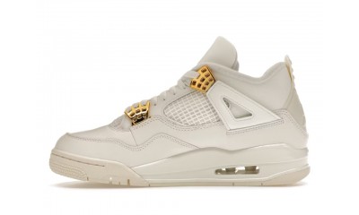 (Free Shipping)Jordan 4 Retro Metallic Gold AQ9129-170