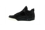 (Free Shipping)Jordan 4 Retro Pony Hair Black 819139-010