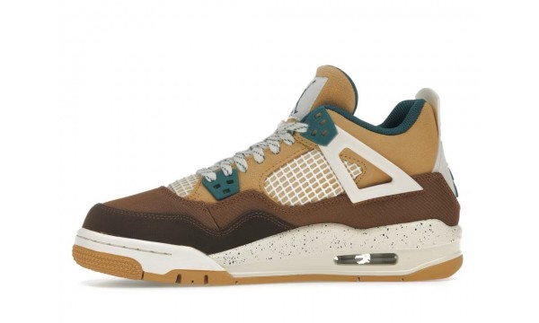 (Free Shipping)Air Jordan 4 GS Cacao Wow FB2214-200