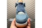 (Free Shipping)Jordan 4 Retro Levi's Denim (Tag with Levi's Logo) AO2571-401