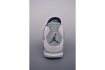 (Free Shipping)Jordan 4 Retro White Midnight Navy DH6927-140