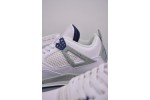 (Free Shipping)Jordan 4 Retro White Midnight Navy DH6927-140