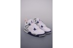 (Free Shipping)Jordan 4 Retro White Midnight Navy DH6927-140