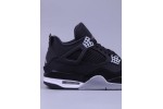 (Free Shipping)Air Jordan 4 Black Canvas DH7138-006