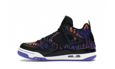 (Free Shipping)Jordan 4 Retro Black Rush Violet (GS) BQ9043-005