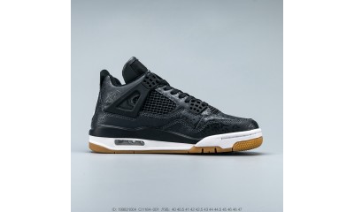 (Free Shipping)Air Jordan 4 SE Laser Black Gum CI1184-001