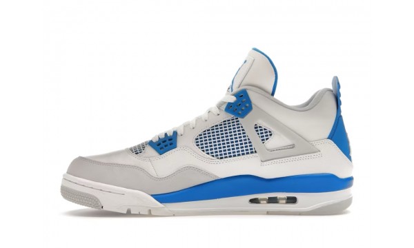 (Free Shipping)Air Jordan 4 Retro Military Blue 308497-105