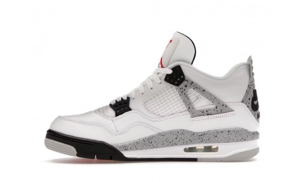 (Free Shipping)Air Jordan 4 Retro White Cement 840606-192