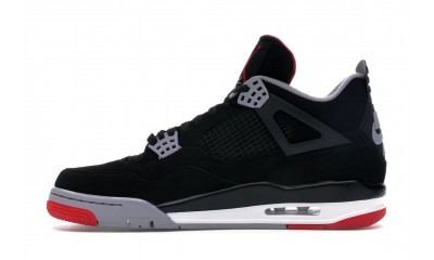 (Free Shipping)Jordan 4 Retro Bred (2019) 308497-060