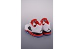 (Free Shipping)Jordan 5 Retro Low Fire Red 819171-101