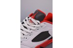 (Free Shipping)Jordan 5 Retro Low Fire Red 819171-101