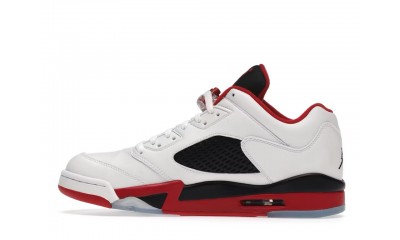 (Free Shipping)Jordan 5 Retro Low Fire Red 819171-101