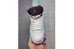 (Free Shipping)Jordan 5 Retro White Cement 136027-104