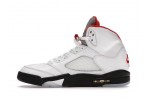 (Free Shipping)Jordan 5 Retro Fire Red Silver Tongue (2020) DA1911-102