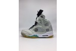 (Free Shipping)Top Air Jordan Retro 5 x Off-White CT8480-105