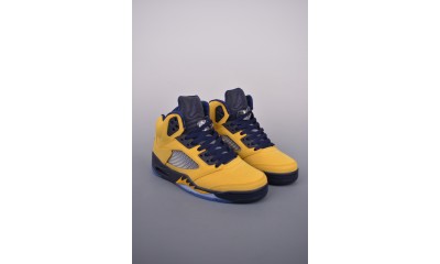 (Free Shipping)Air Jordan 5 Retro SE Michigan CQ9541-704