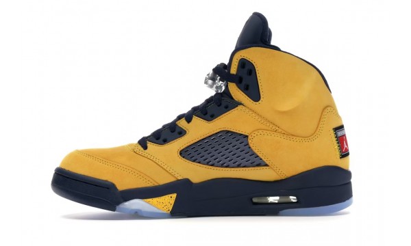 (Free Shipping)Air Jordan 5 Retro SE Michigan CQ9541-704