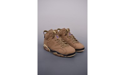 (Free Shipping)Jordan 6 Retro Gore-Tex Brown Kelp FD1643-300