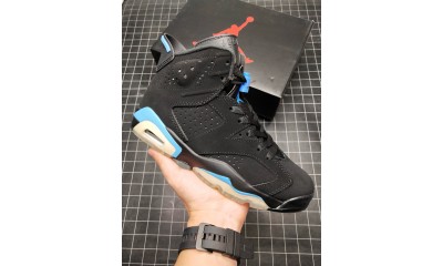 (Free Shipping)Jordan 6 Retro UNC  384664-006