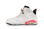 (Free Shipping)Jordan 6 Retro Infrared White (2014) 384664-123