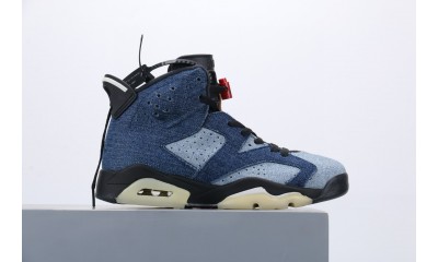 (Free Shipping)Jordan 6 Retro Washed Denim CT5350-401