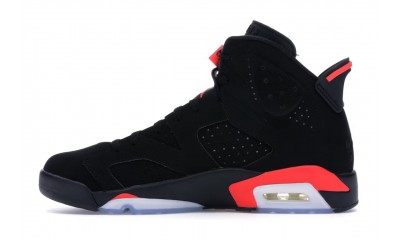 (Free Shipping)Jordan 6 Retro Black Infrared (2019) 384664-060