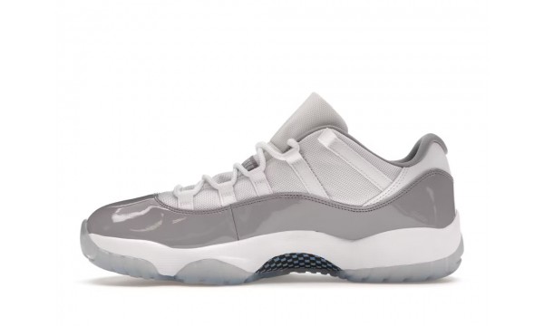 (Free Shipping)Jordan 11 Retro Low White Cement  AV2187-140