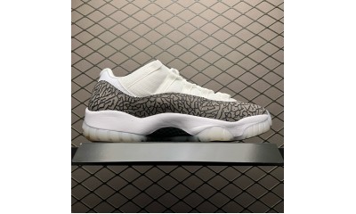 (Free Shipping)Jordan 11 Retro Low White Cement  AV2187-140