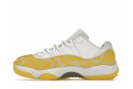 (Free Shipping)Jordan 11 Retro Low Tour Yellow Snakeskin AH7860-107