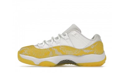 (Free Shipping)Jordan 11 Retro Low Tour Yellow Snakeskin AH7860-107