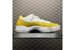 (Free Shipping)Jordan 11 Retro Low Tour Yellow Snakeskin AH7860-107