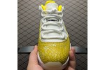 (Free Shipping)Jordan 11 Retro Low Tour Yellow Snakeskin AH7860-107