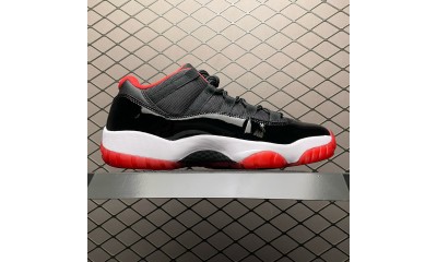 (Free Shipping)Jordan 11 Retro Low Bred 528895-012