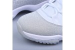 (Free Shipping)Jordan 11 Retro White Metallic Silver (W) AR0715-100