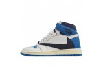 (Free Shipping)Fragment x Travis Scott x Air Jordan 1 High OG Military DH3227-105