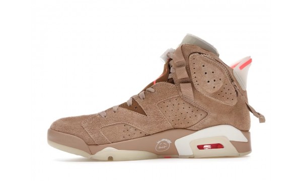 (Free Shipping)Jordan 6 Retro Travis Scott British Khak DH0690-200