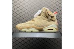 (Free Shipping)Jordan 6 Retro Travis Scott British Khak DH0690-200