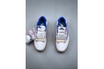 (Free Shipping)Travis Scott x Nike Air Jordan 1 Low Sail White Royal Blue DM9868-218