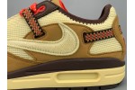 (Free Shipping)Nike Air Max 1 Travis Scott Cactus Jack Wheat Lemon Drop DO9392-701