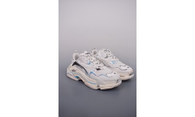 (Free Shipping)Balenciaga Triple S 'White' 524039W3SRB9014