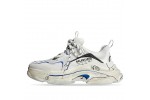 (Free Shipping)Balenciaga Triple S 'White' 524039W3SRB9014