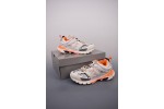 (Free Shipping)BALENCIAGA TRACK TRAINER 'WHITE ORANGE' 542436W1GB19059